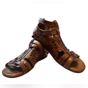 Bed Stu Women's Brown Leather Sandals